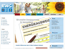 Tablet Screenshot of ew-goldbach-hoesbach.de